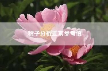 精子分析正常参考值一览,夫妻备孕需要注意事项!